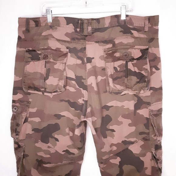 PJ Mark Vintage 1994 Camo Cargo Pants Size W44xL32 - Picture 10 of 13